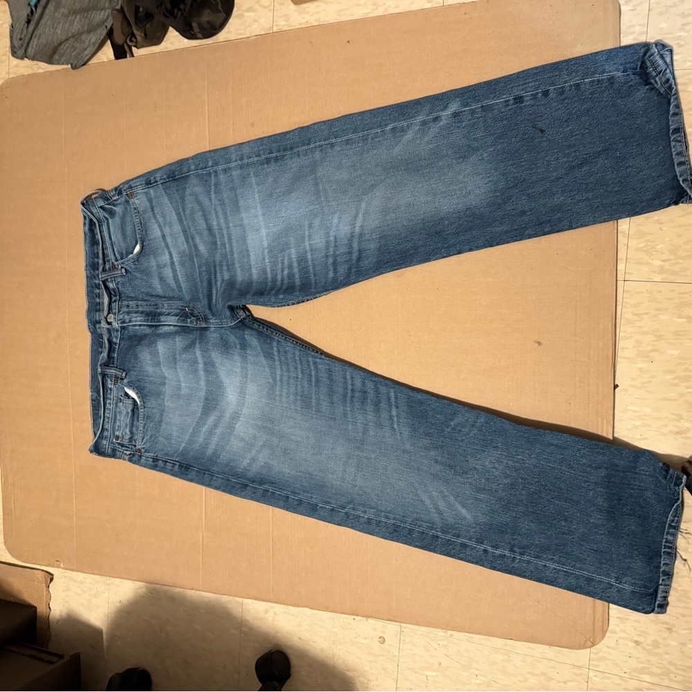 Levi's Blue Straight Denim Jeans Timeless Style